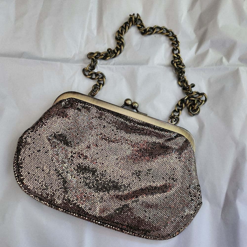 Express Gold and Silver Mini Bag